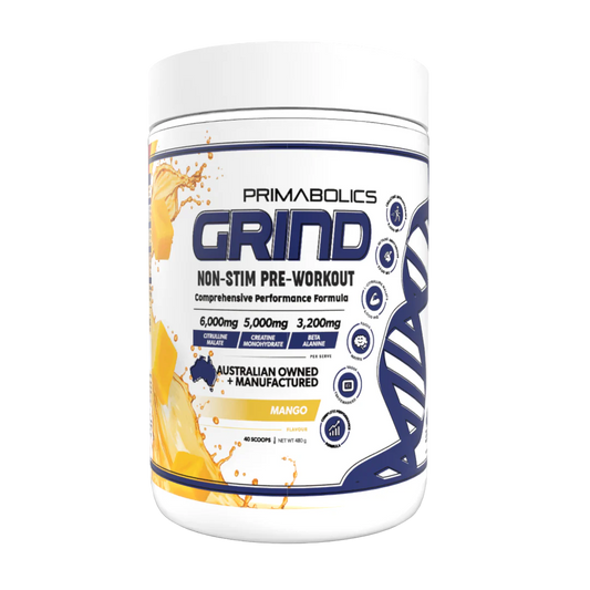 GRIND V2 NON-STIM PRE-WORKOUT by PRIMABOLICS