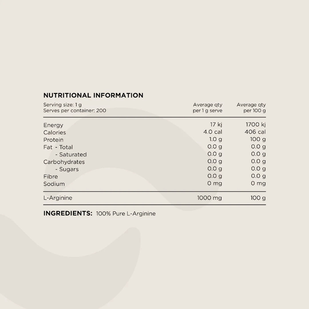 ARGININE by SWITCH NUTRITION