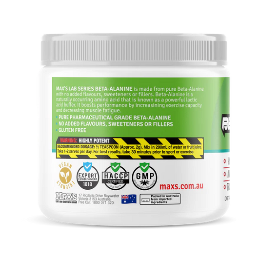 BETA-ALANINE by MAX'S