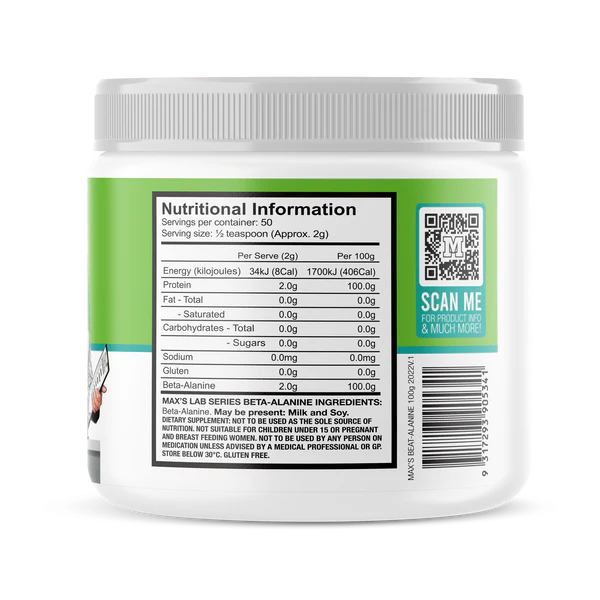 BETA-ALANINE by MAX'S