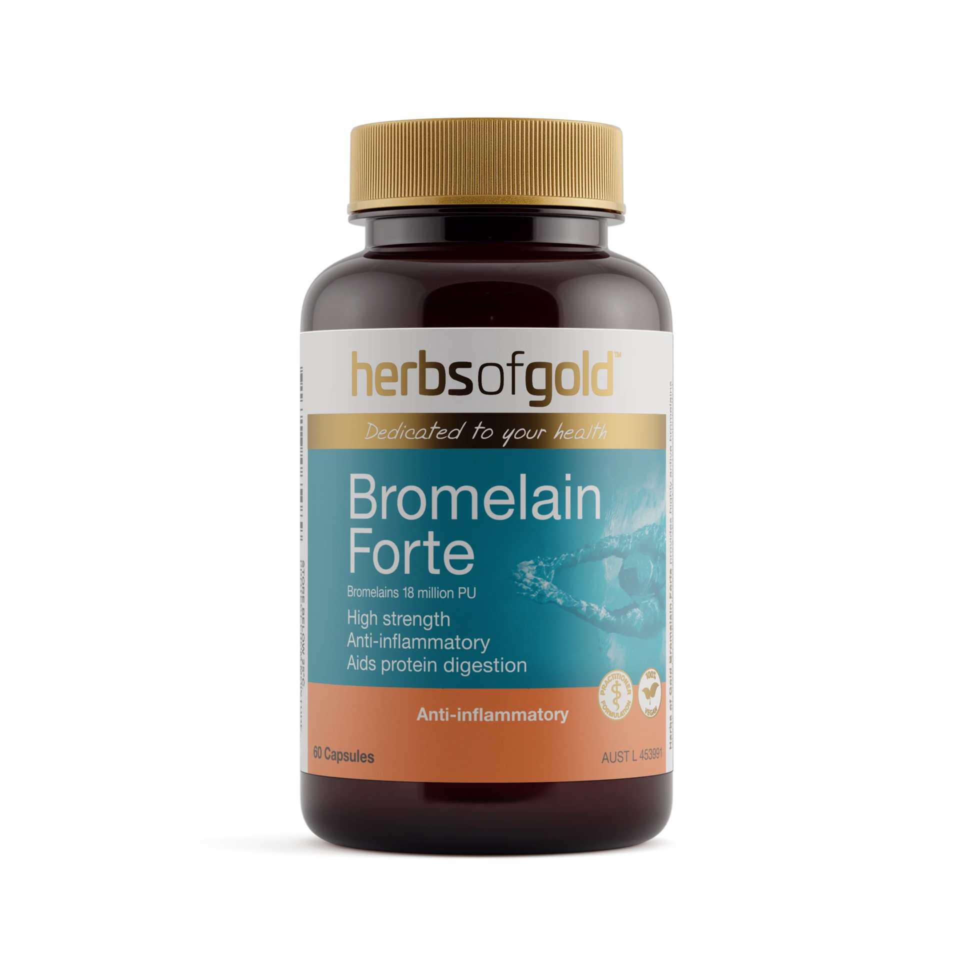 BROMELAIN FORTE by HERBS OF GOLD