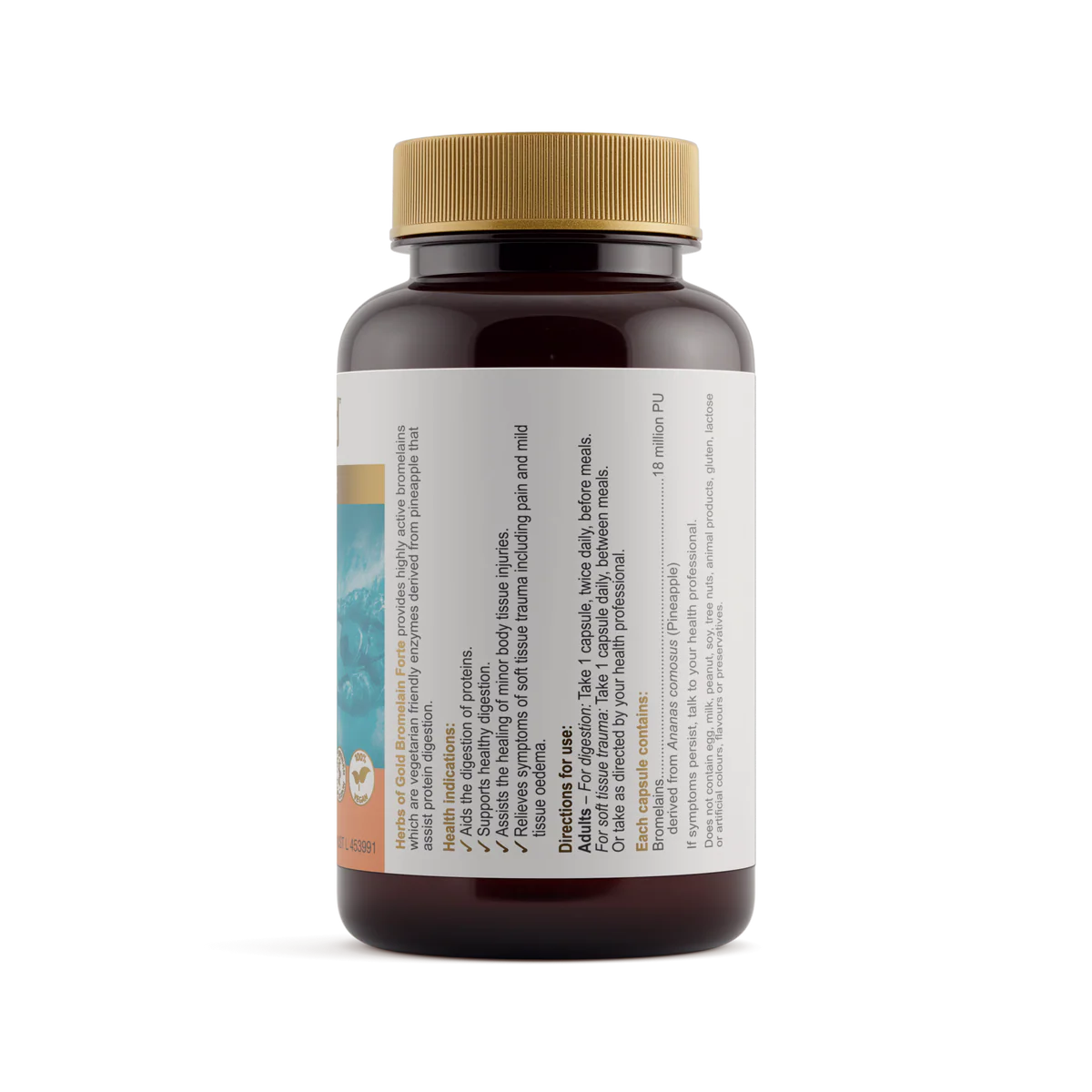 BROMELAIN FORTE by HERBS OF GOLD