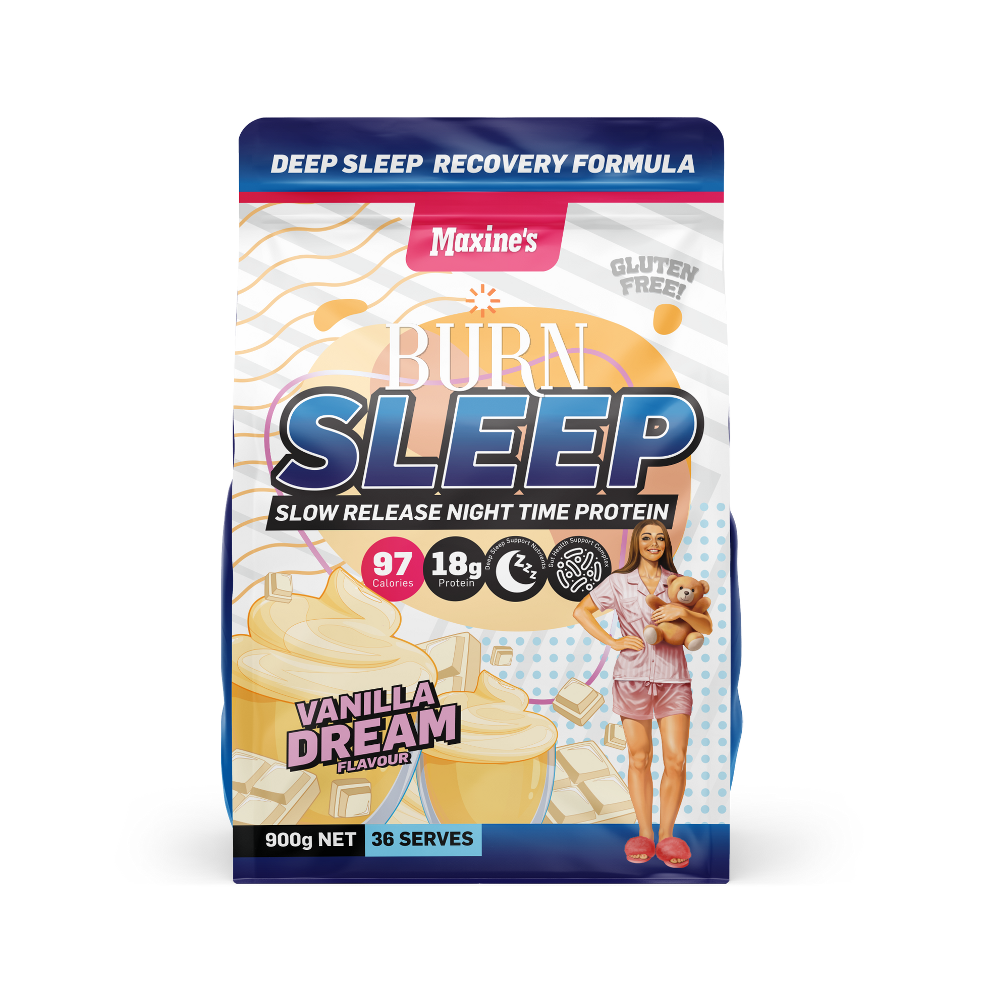BURN SLEEP PROTEIN by MAXINE'S