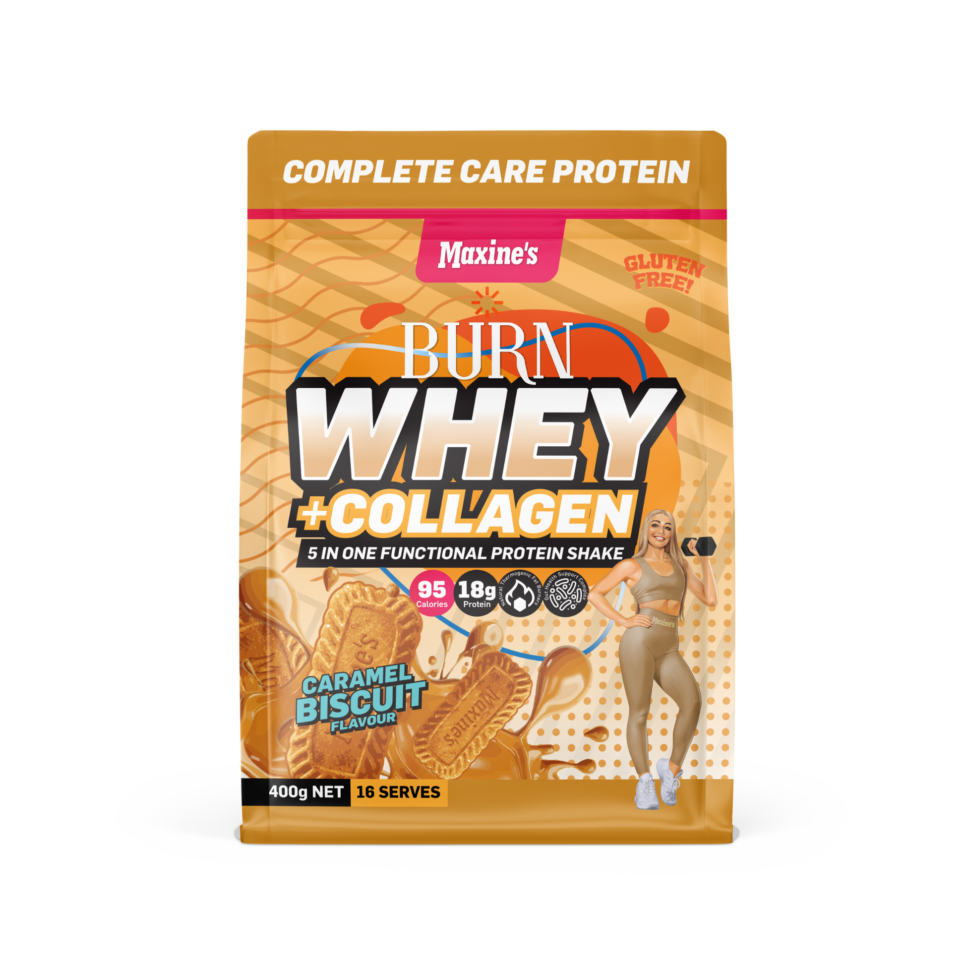 BURN WHEY + COLLAGEN PROTEIN by MAXINE'S