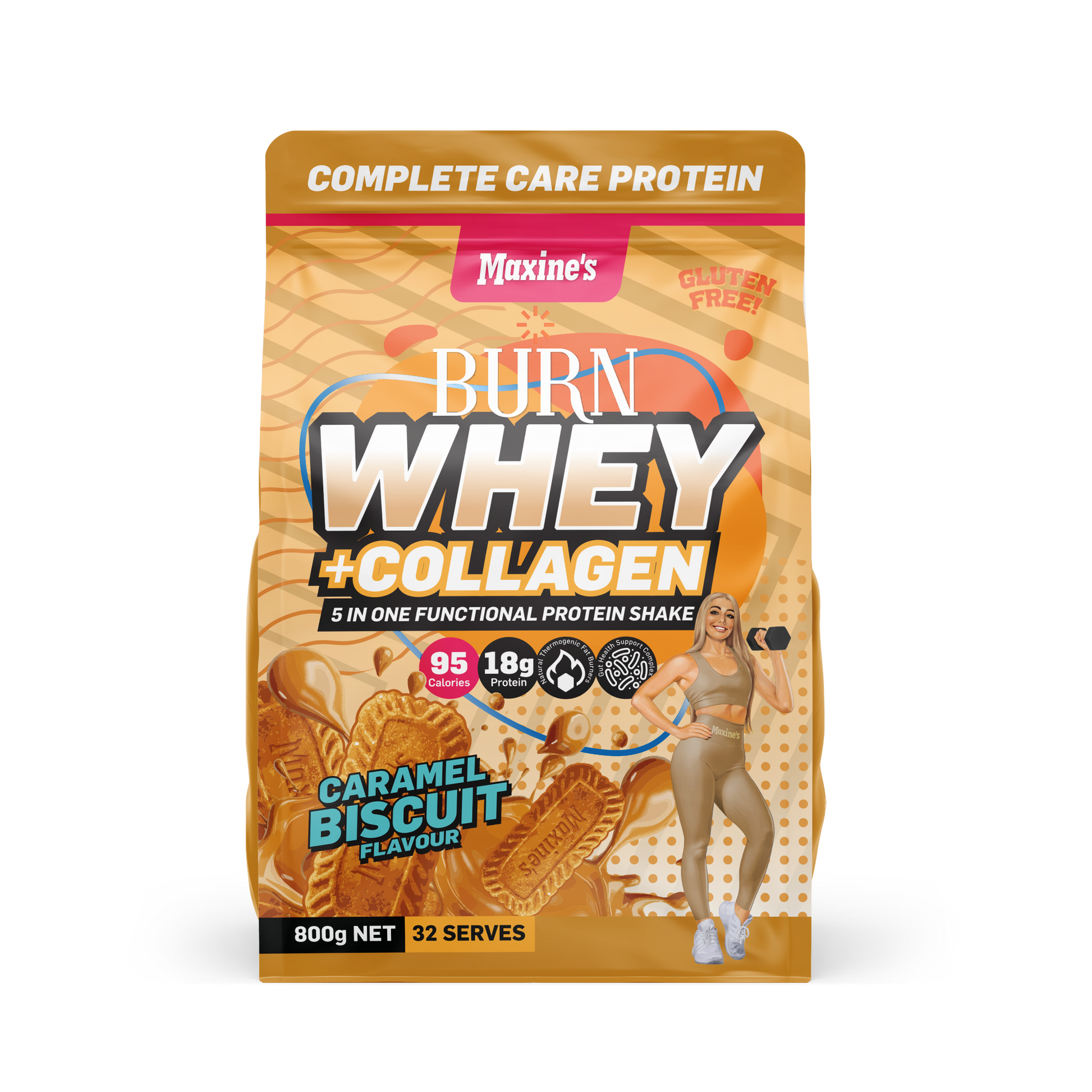 BURN WHEY + COLLAGEN PROTEIN by MAXINE'S