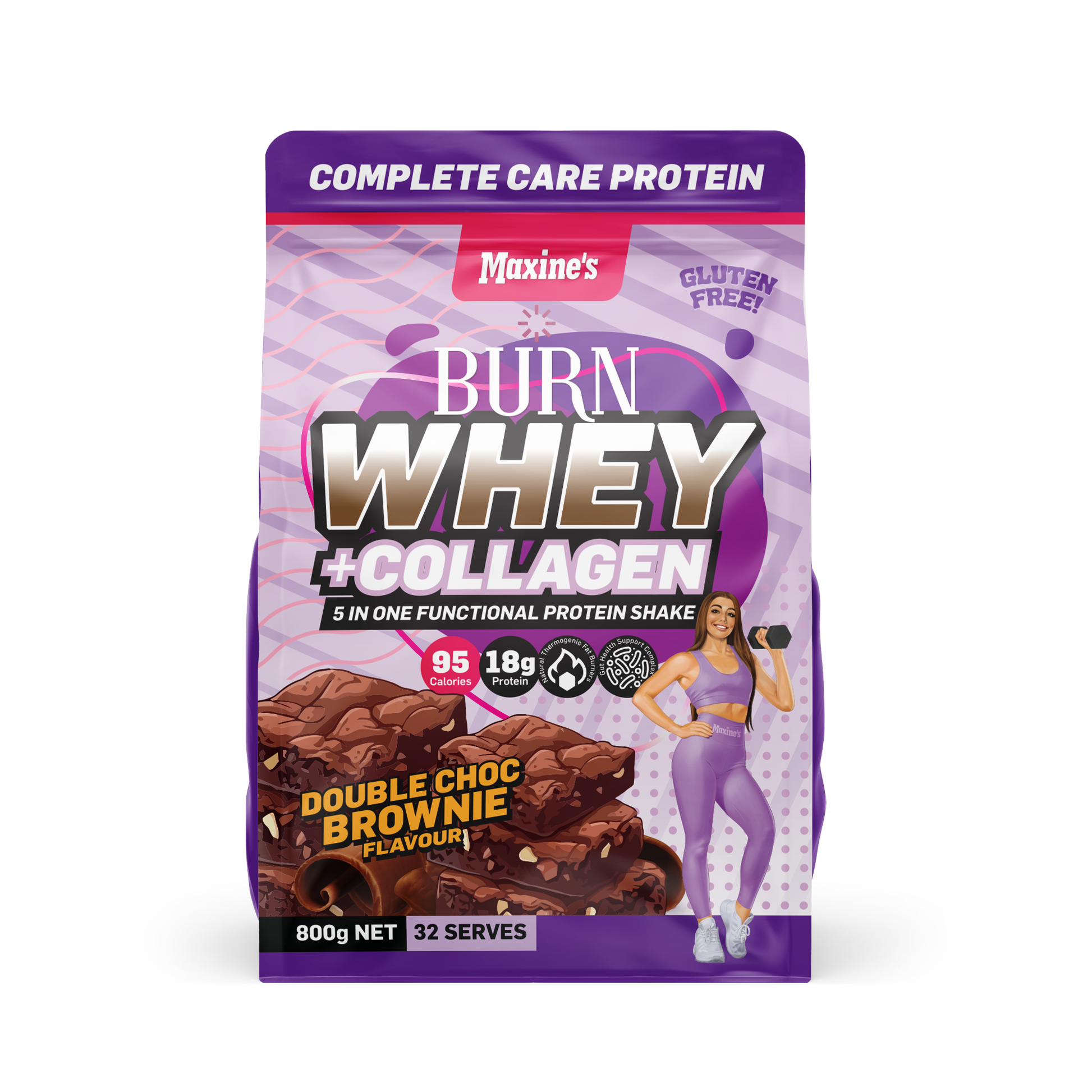 BURN WHEY + COLLAGEN PROTEIN by MAXINE'S