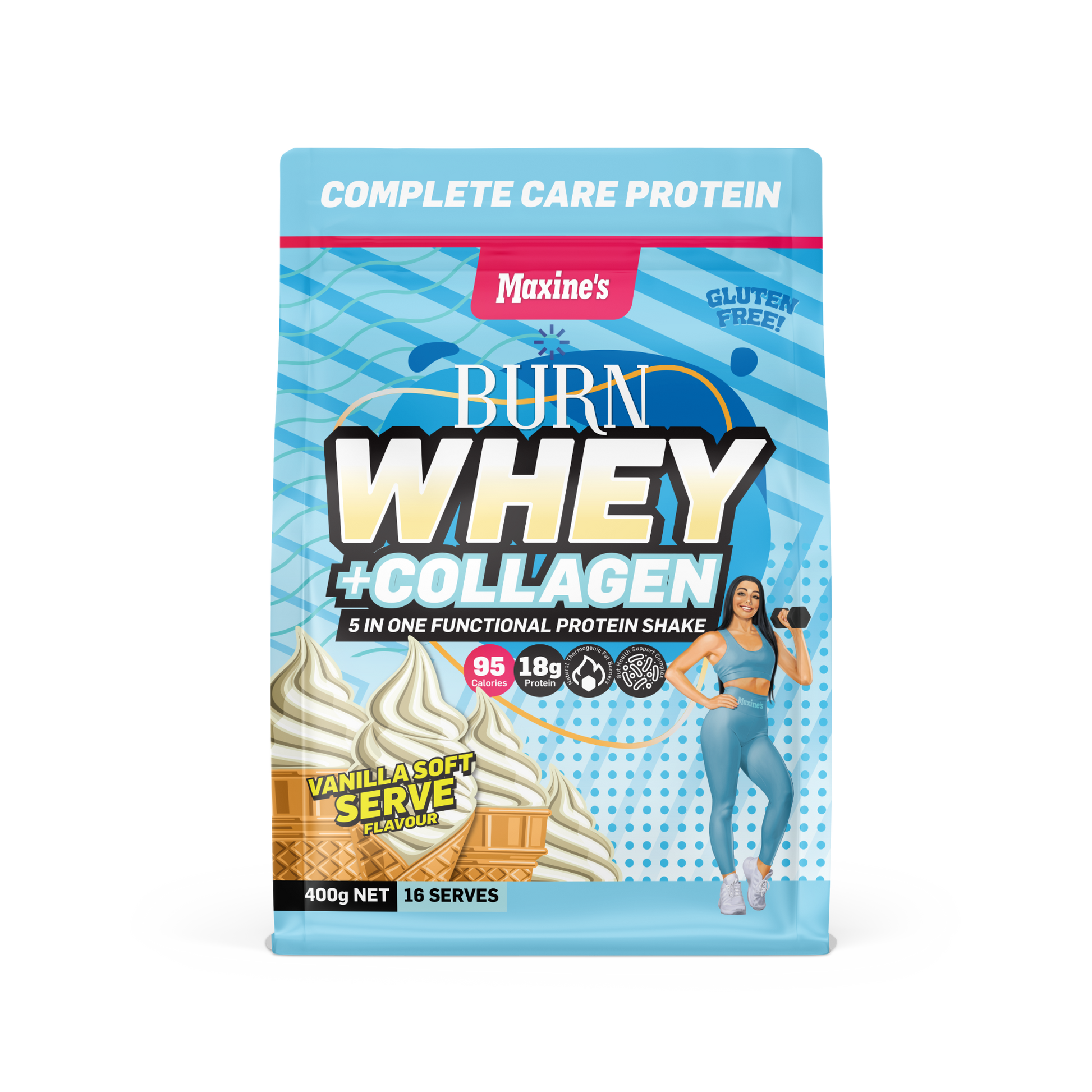 BURN WHEY + COLLAGEN PROTEIN by MAXINE'S