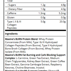 BURN WHEY + COLLAGEN PROTEIN by MAXINE'S