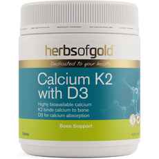 CALCIUM K2 WITH D3 by HERBS OF GOLD