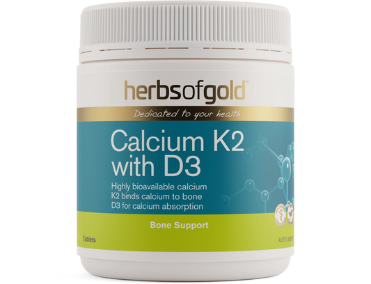 CALCIUM K2 WITH D3 by HERBS OF GOLD