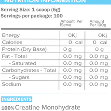 CREATINE MONOHYDRATE by PRIMABOLICS