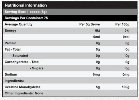CREATINE MONOHYDRATE by RED DRAGON