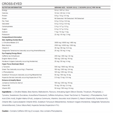 CROSS-EYED EXTREME PRE-WORKOUT by ZOMBIE LABS