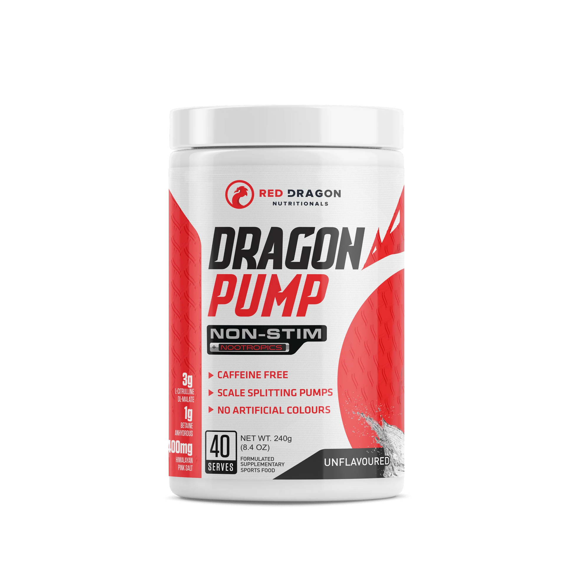 DRAGON PUMP NON-STIM PRE-WORKOUT by RED DRAGON