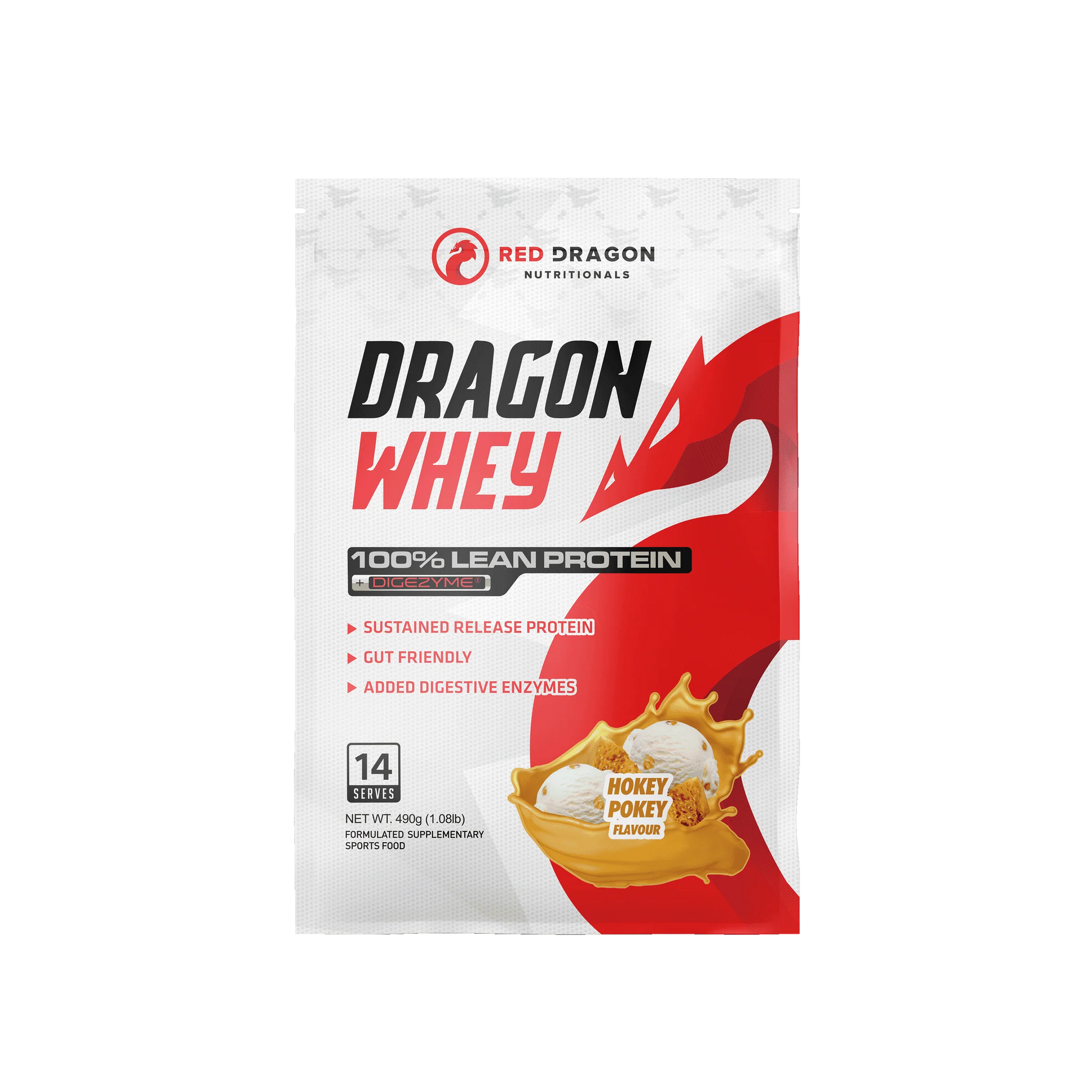 DRAGON WHEY 100% LEAN PROTEIN by RED DRAGON