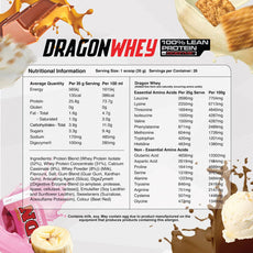 DRAGON WHEY 100% LEAN PROTEIN by RED DRAGON