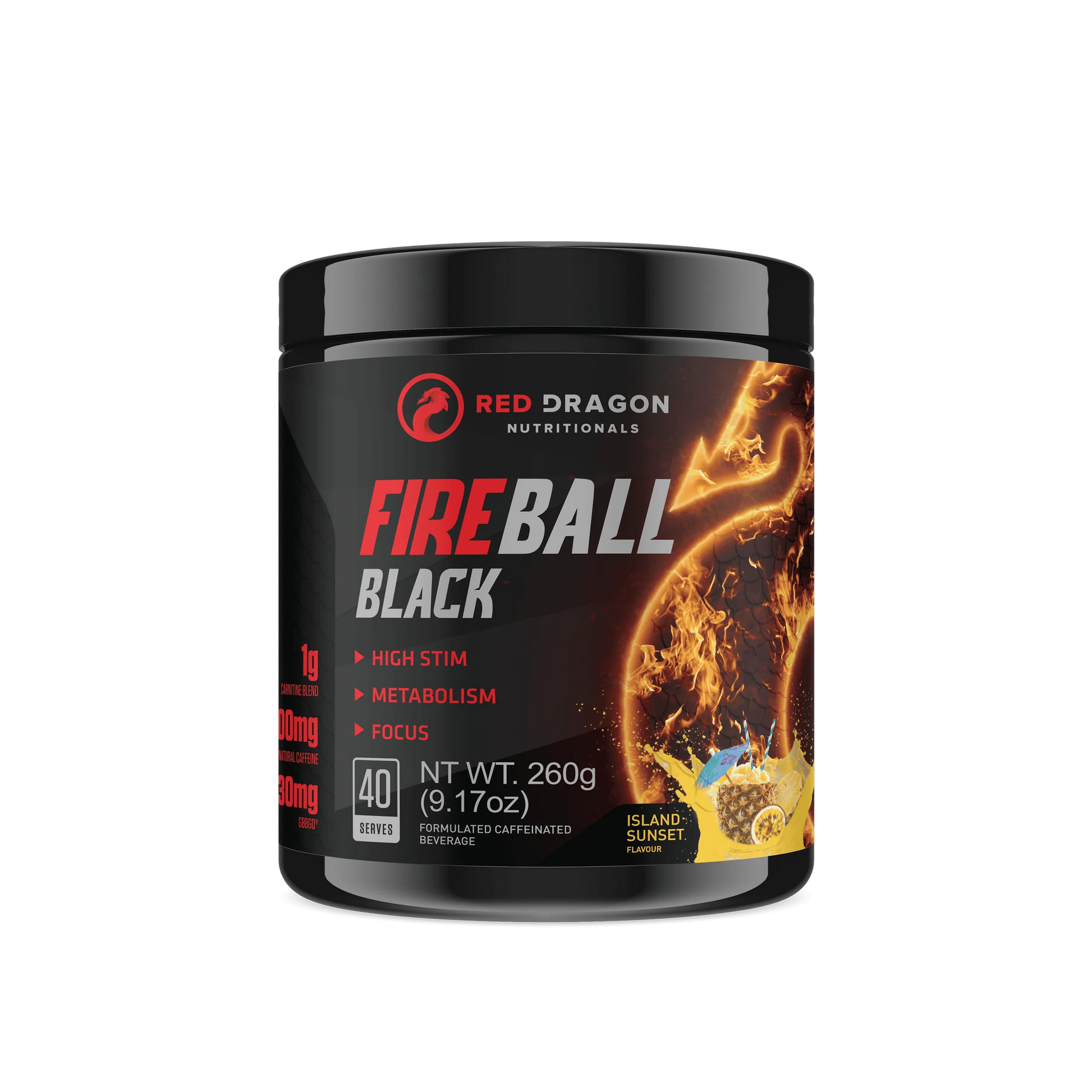FIREBALL BLACK THERMOGENIC by RED DRAGON