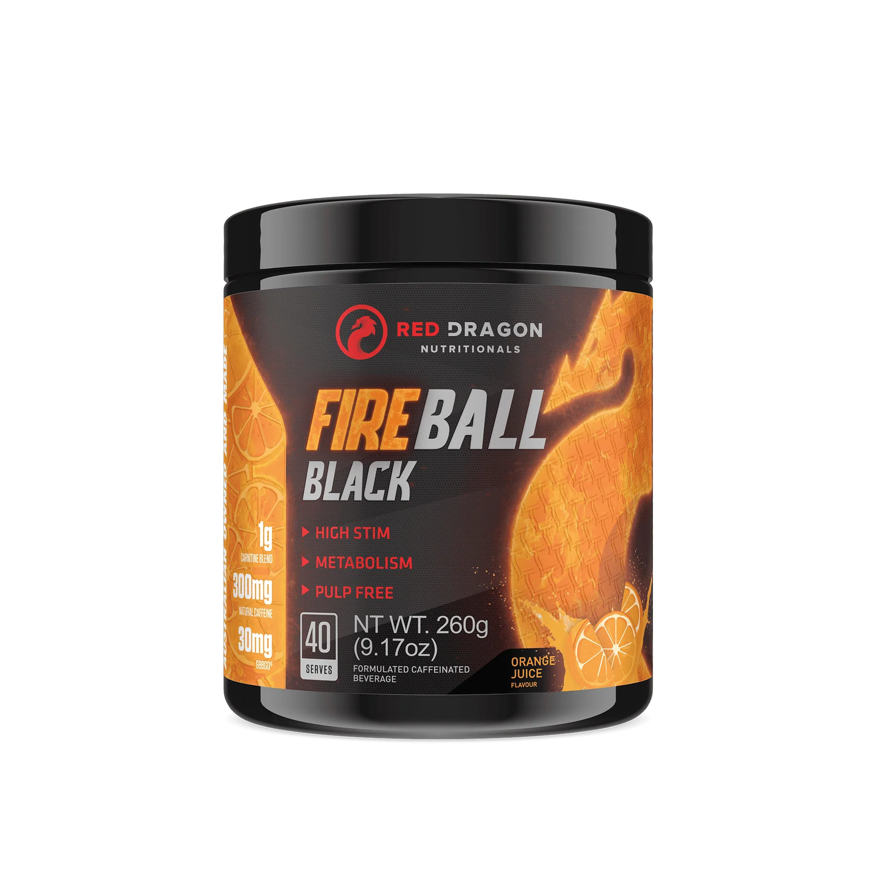 FIREBALL BLACK THERMOGENIC by RED DRAGON