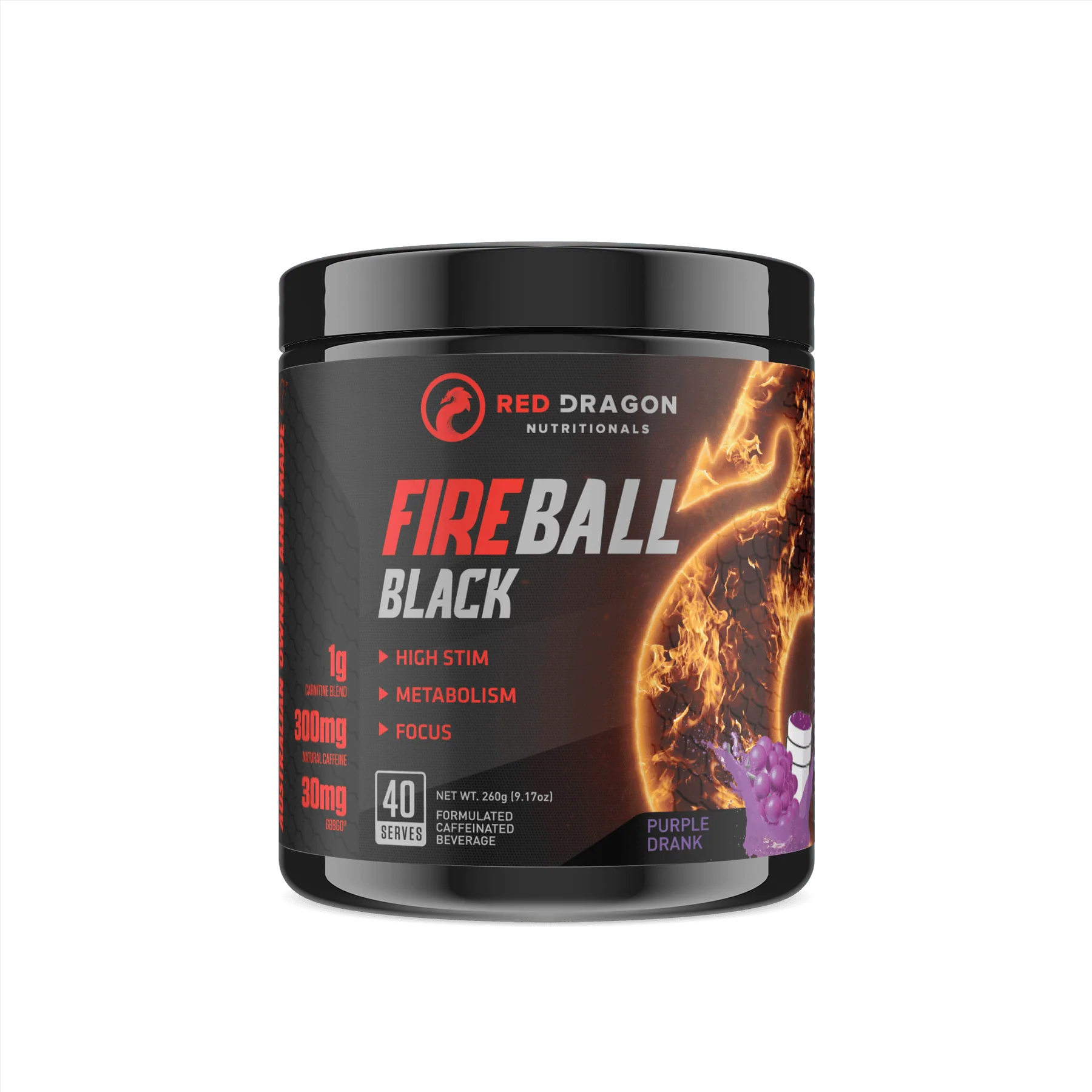 FIREBALL BLACK THERMOGENIC by RED DRAGON