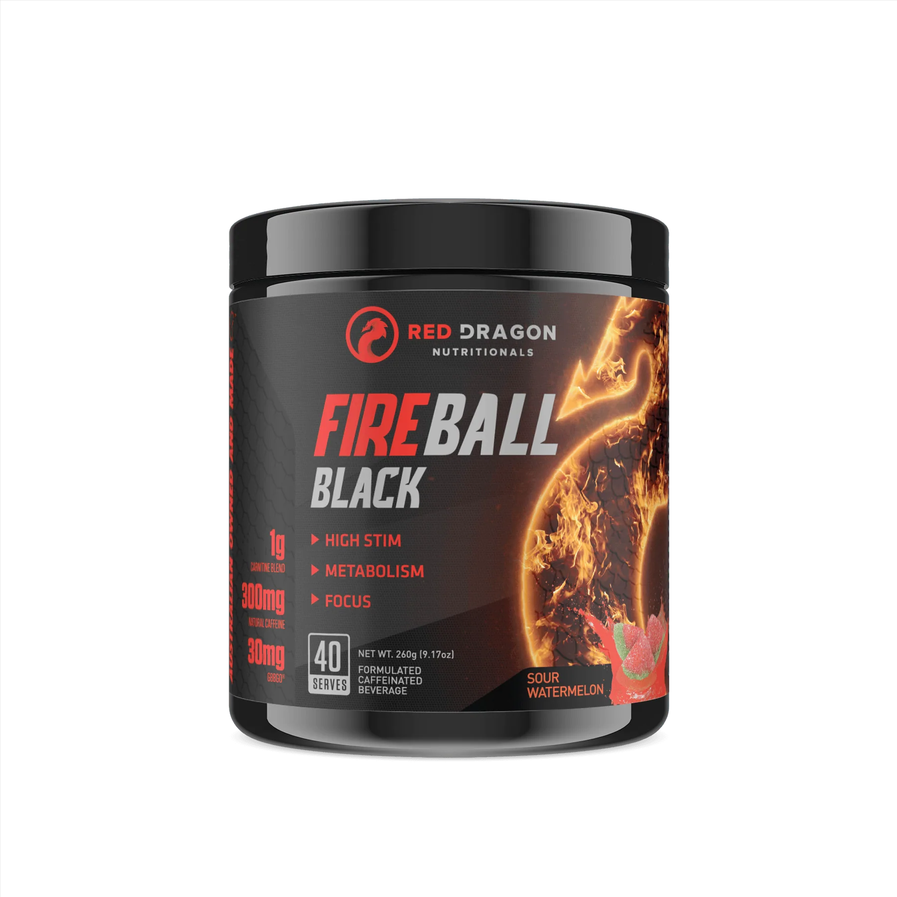 FIREBALL BLACK THERMOGENIC by RED DRAGON
