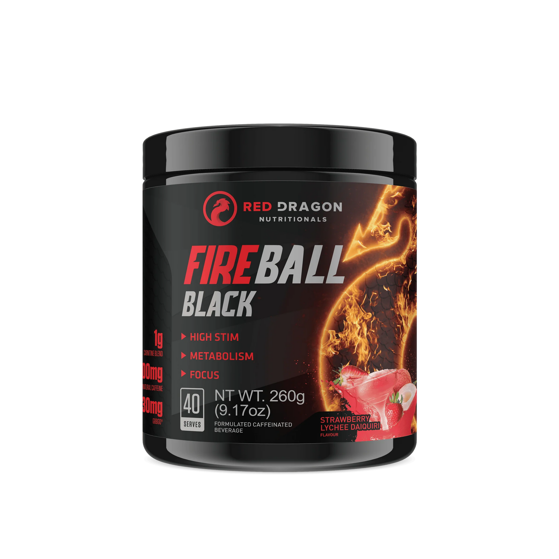 FIREBALL BLACK THERMOGENIC by RED DRAGON