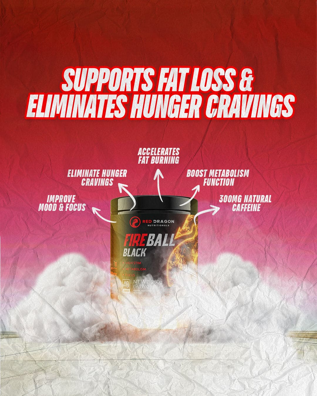 FIREBALL BLACK THERMOGENIC by RED DRAGON