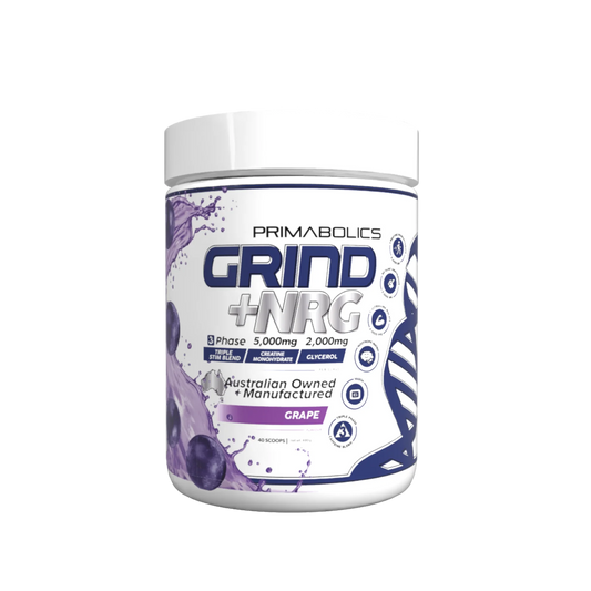 GRIND + NRG PRE-WORKOUT by PRIMABOLICS