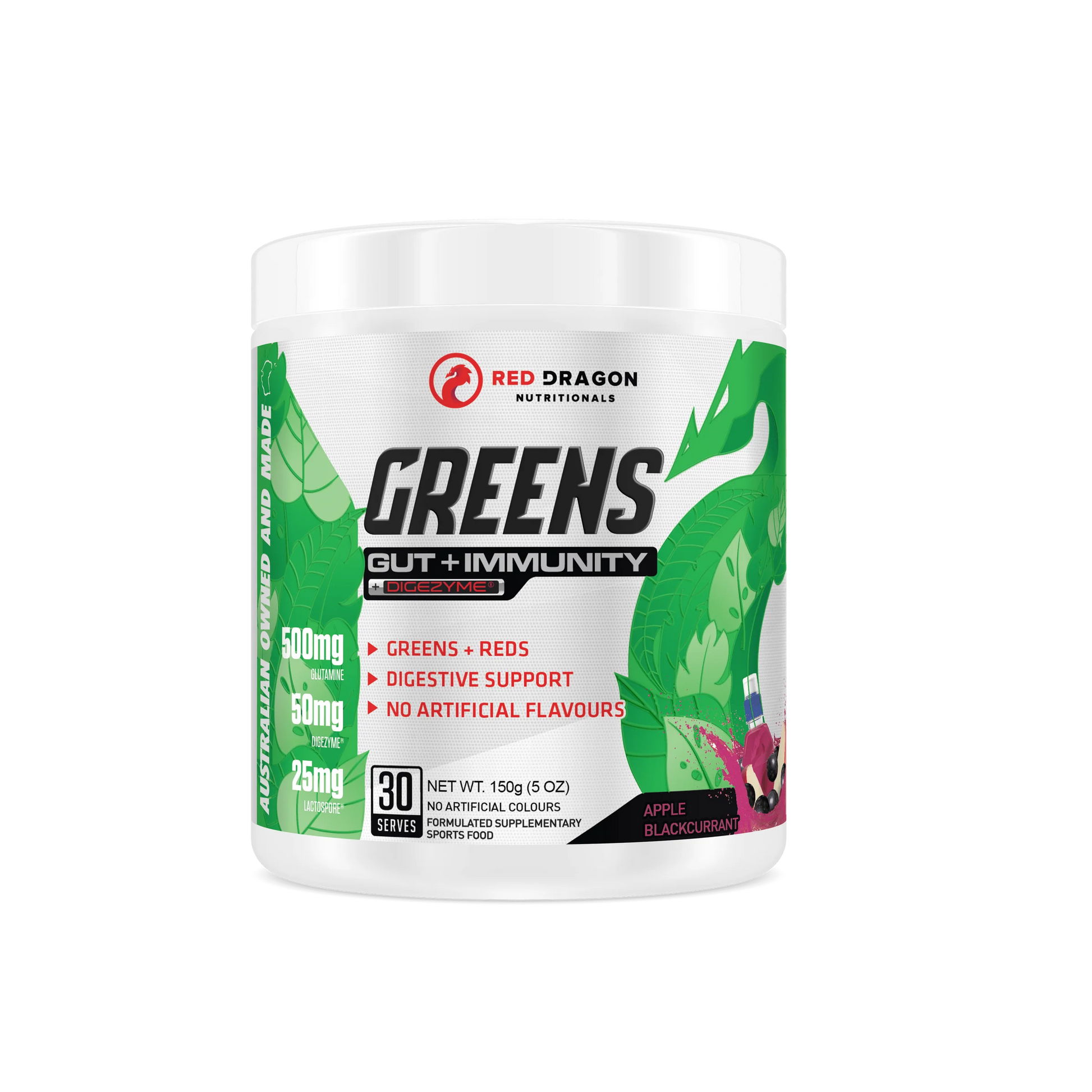 GREENS GUT + IMMUNITY by RED DRAGON