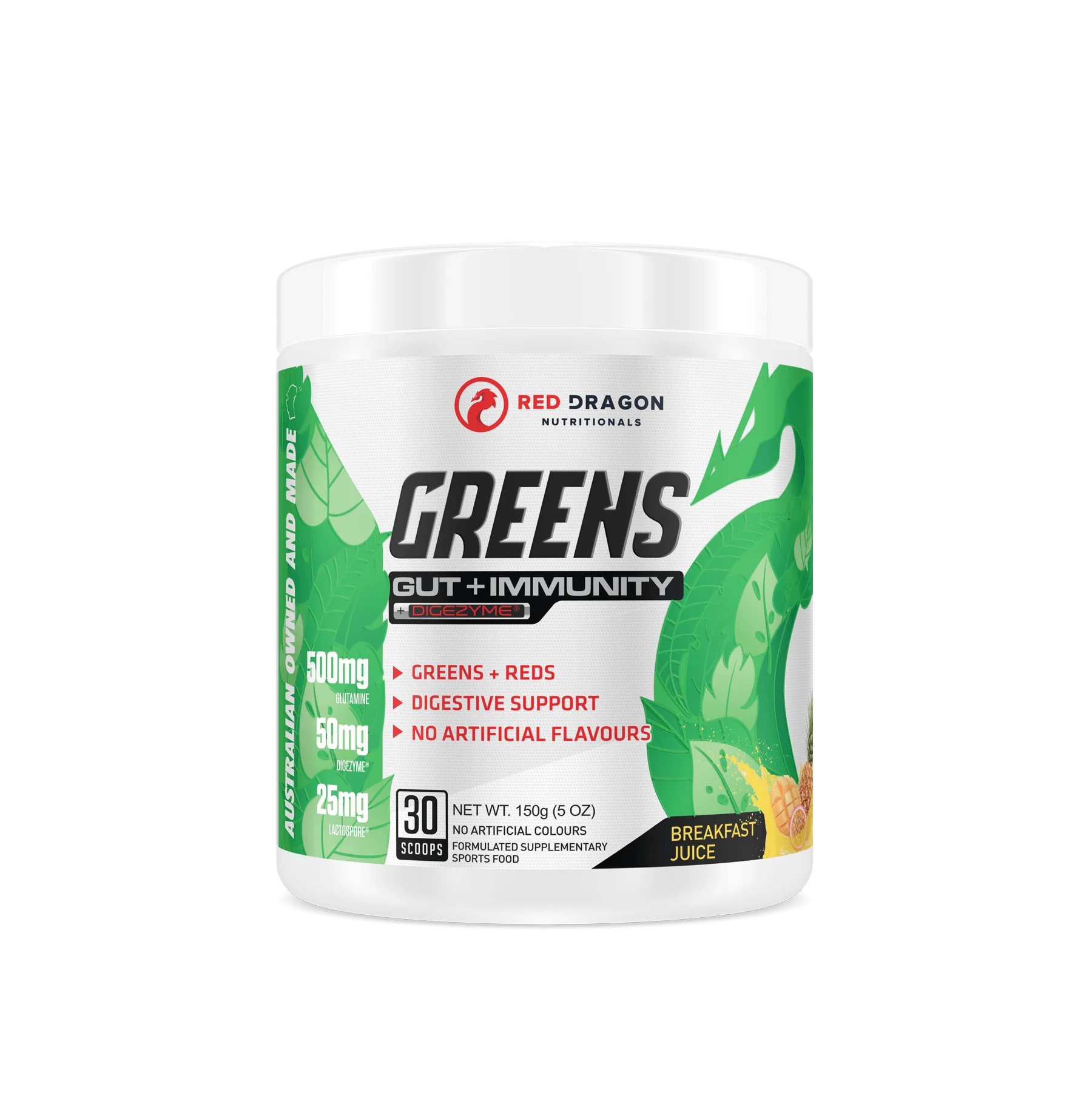GREENS GUT + IMMUNITY by RED DRAGON