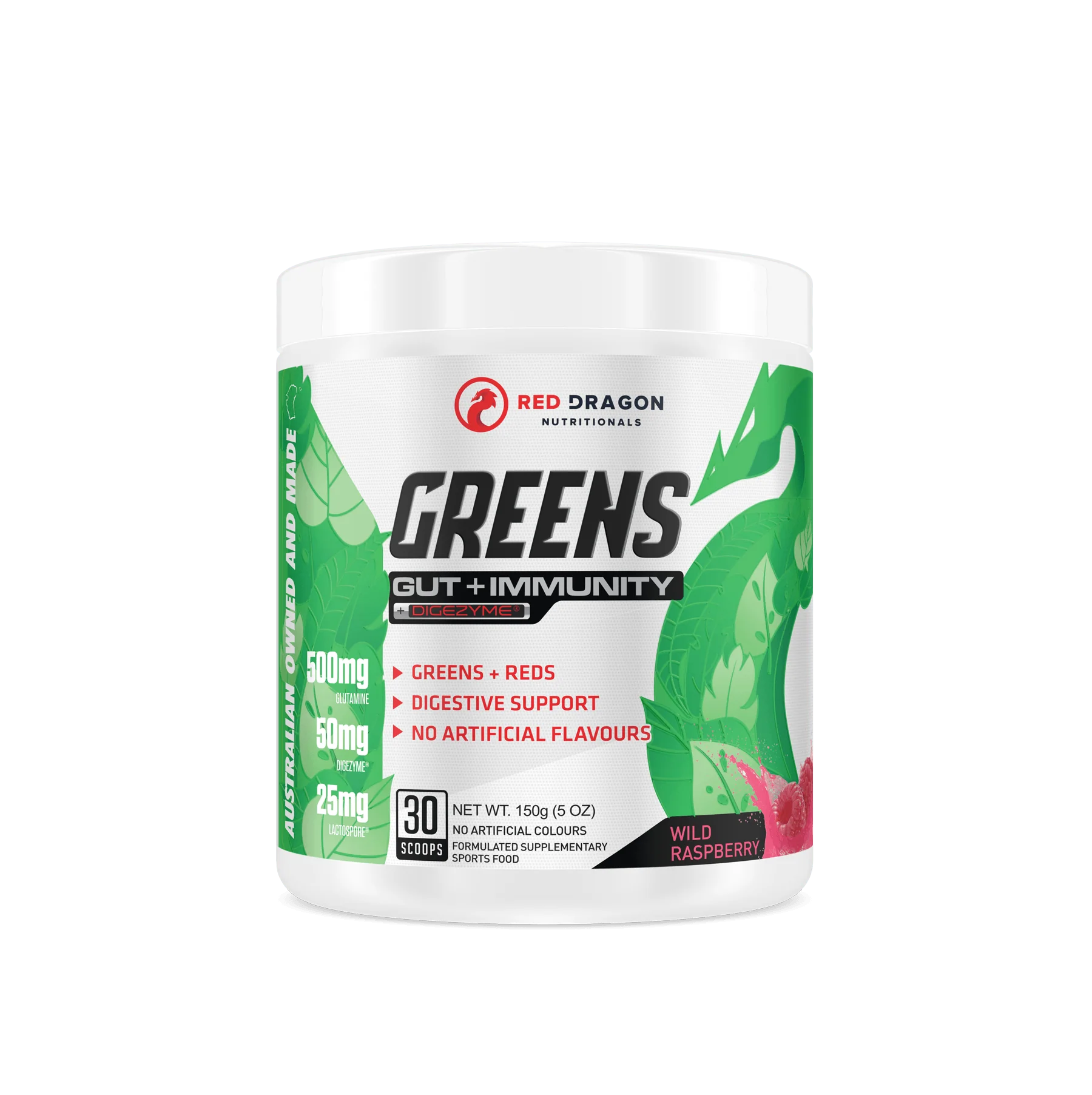 GREENS GUT + IMMUNITY by RED DRAGON