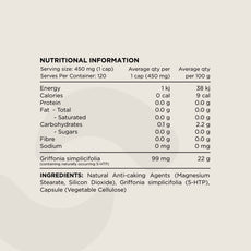 GRIFFONIA 5-HTP 450mg by SWITCH NUTRITION