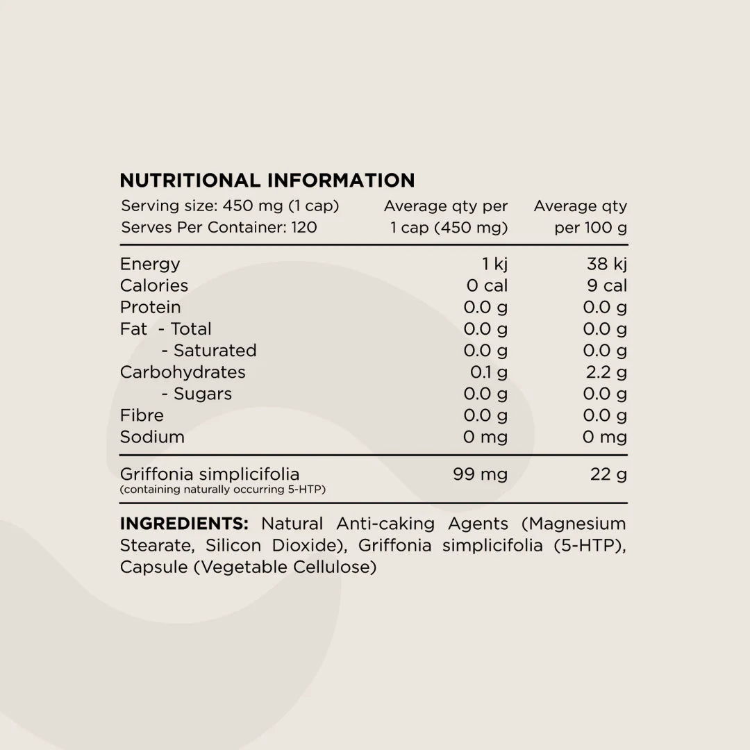 GRIFFONIA 5-HTP 450mg by SWITCH NUTRITION
