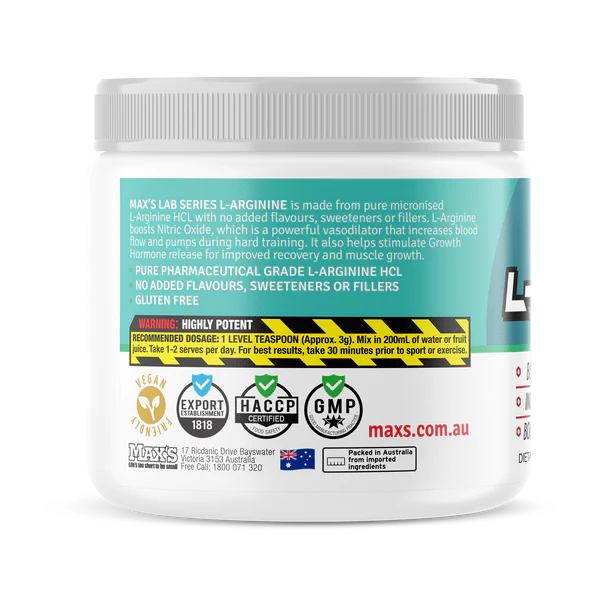 L-ARGININE by MAX'S