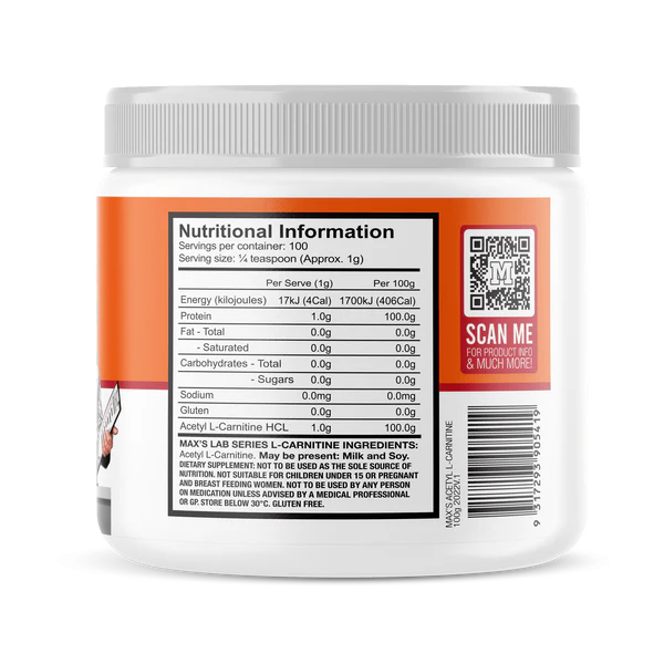 ACETYL L-CARNITINE by MAX'S