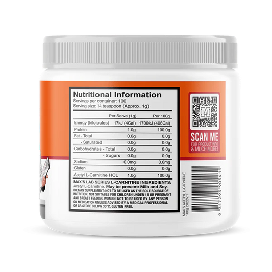ACETYL L-CARNITINE by MAX'S