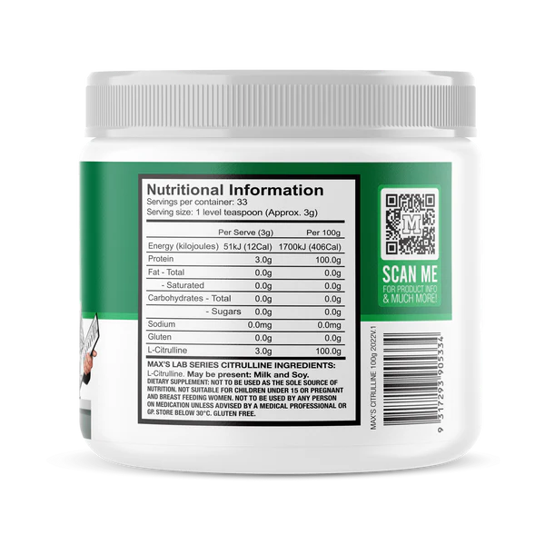 CITRULLINE by MAX'S