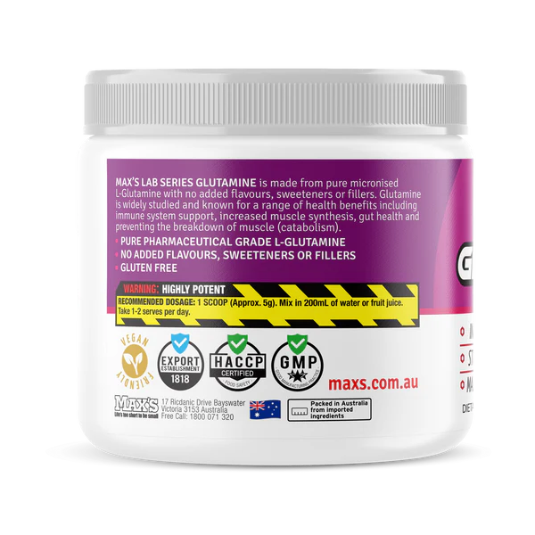 GLUTAMINE by MAX'S