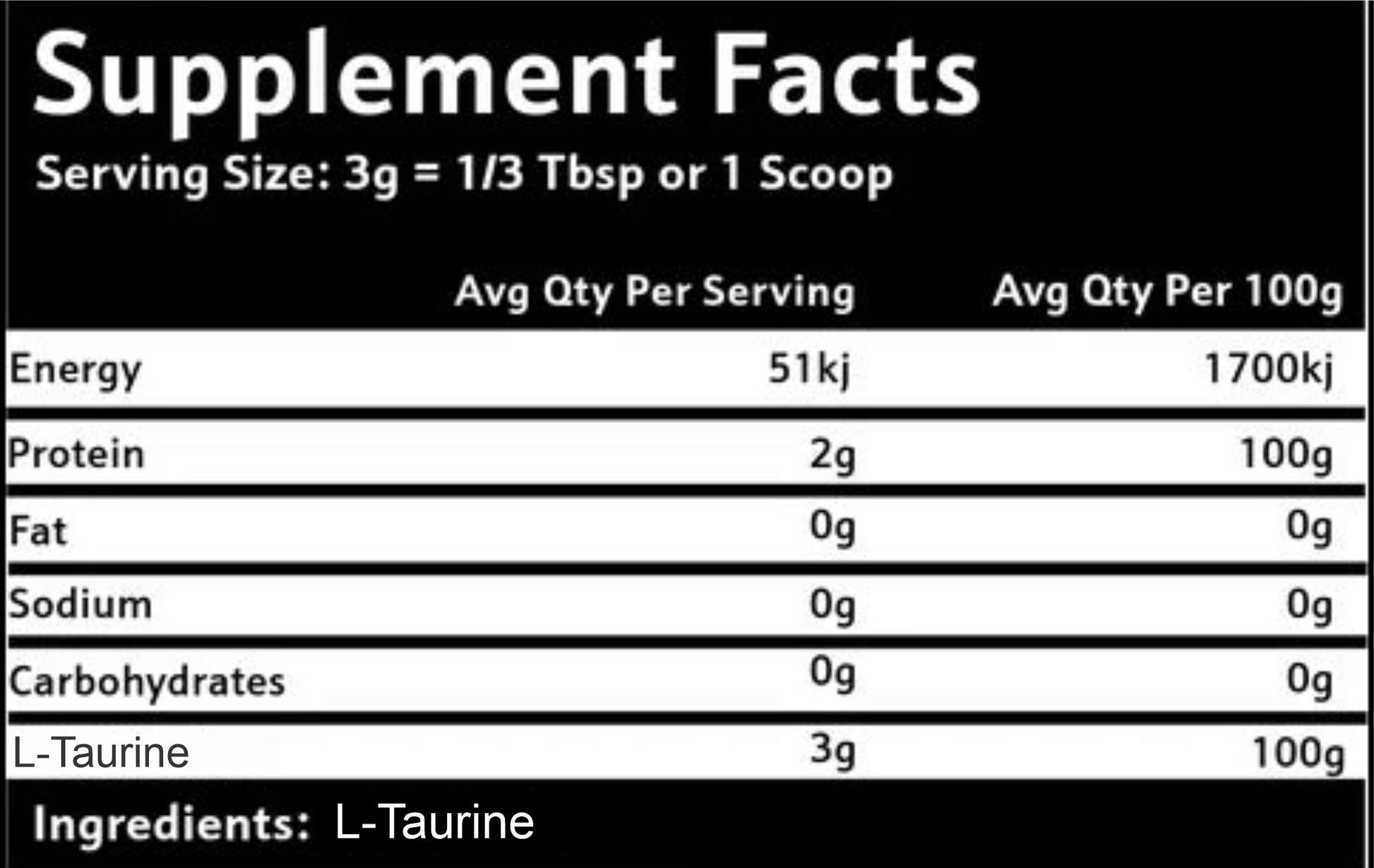 TAURINE by KRUPT