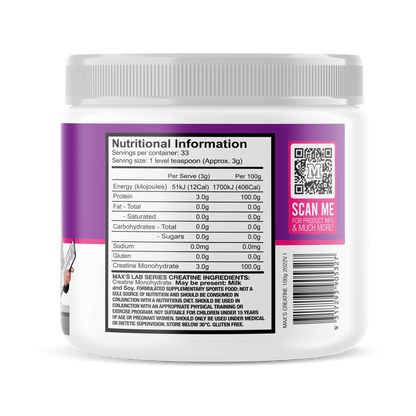 CREATINE MONOHYDRATE by MAX'S