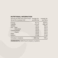 NAC N-ACETYL-CYSTEINE (POWDER) by SWITCH NUTRITION