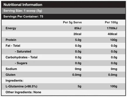 GLUTAMINE by RED DRAGON
