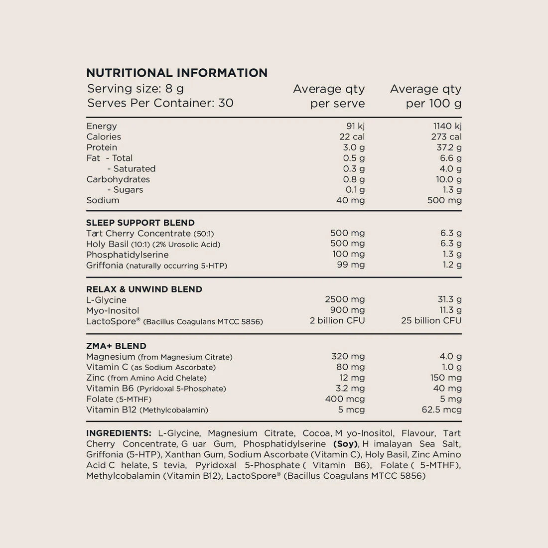 SLEEP+ by SWITCH NUTRITION