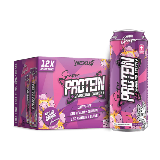 SPARKLING "ENERGY" PROTEIN WATER CANS by NEXUS