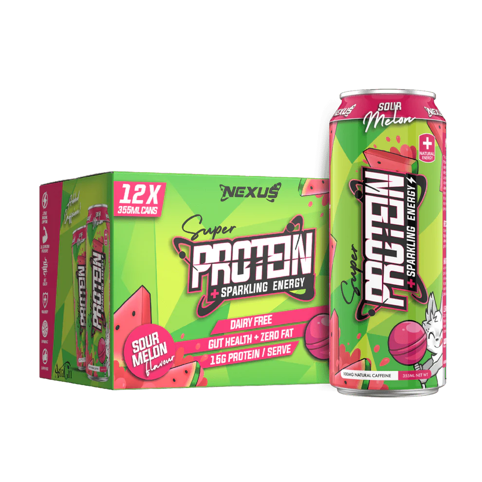 SPARKLING "ENERGY" PROTEIN WATER CANS by NEXUS