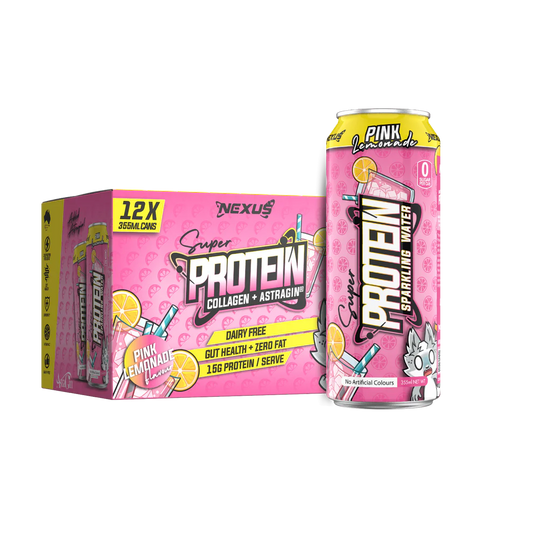SPARKLING PROTEIN WATER CANS by NEXUS