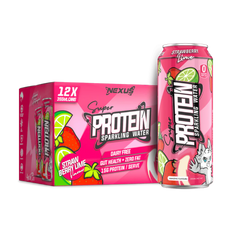 SPARKLING PROTEIN WATER CANS by NEXUS
