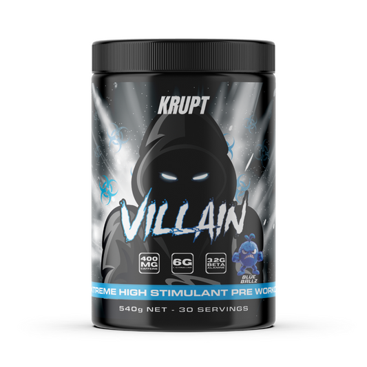 VILLAIN HIGH-STIM PRE-WORKOUT by KRUPT