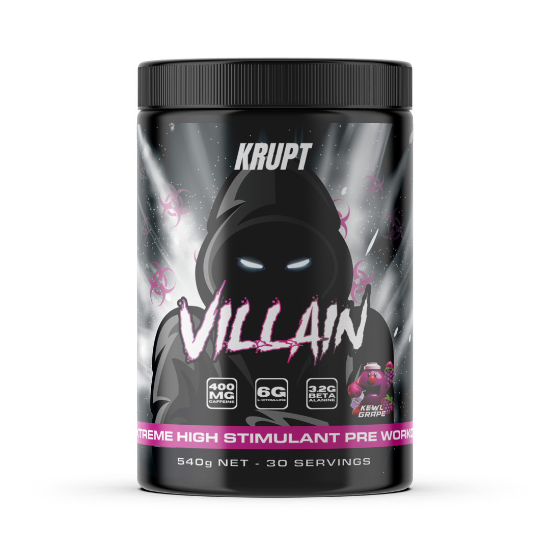 VILLAIN HIGH-STIM PRE-WORKOUT by KRUPT