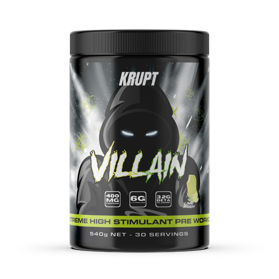 VILLAIN HIGH-STIM PRE-WORKOUT by KRUPT
