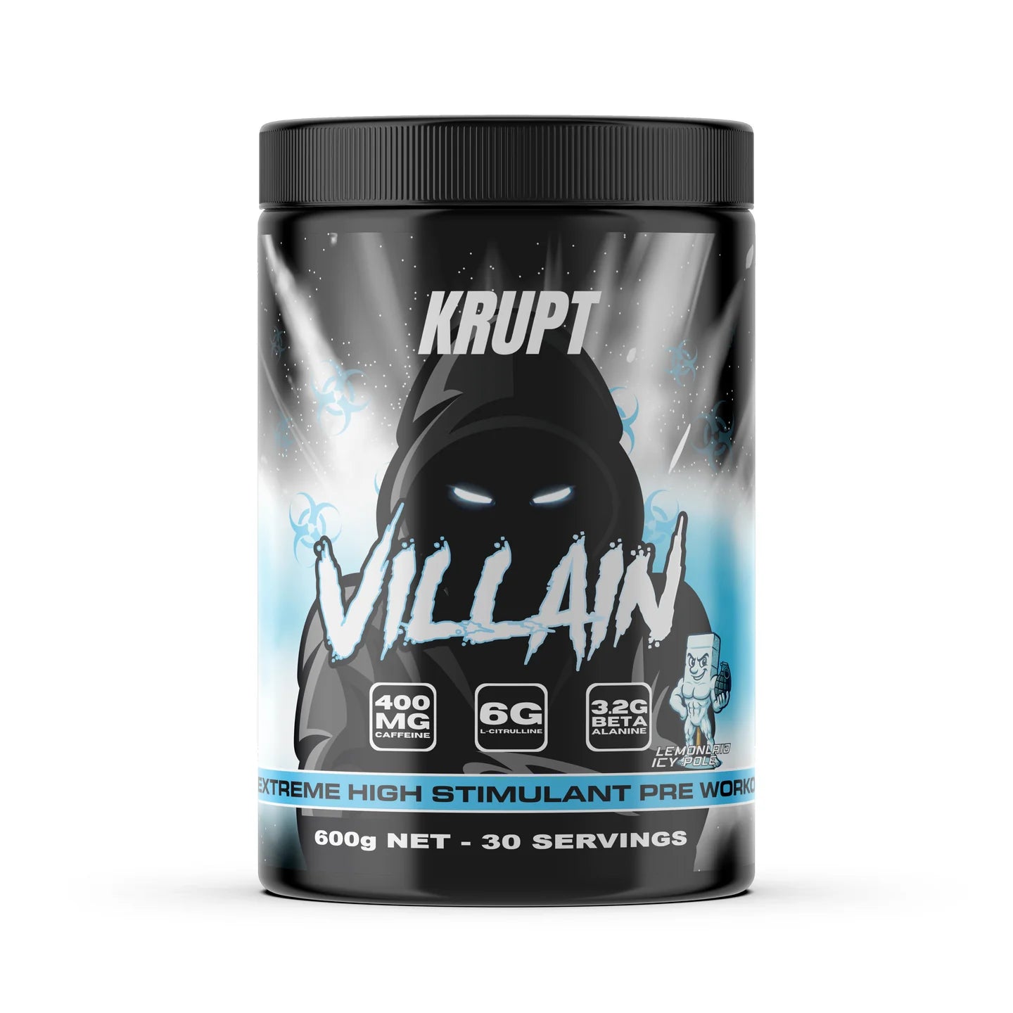 VILLAIN HIGH-STIM PRE-WORKOUT by KRUPT